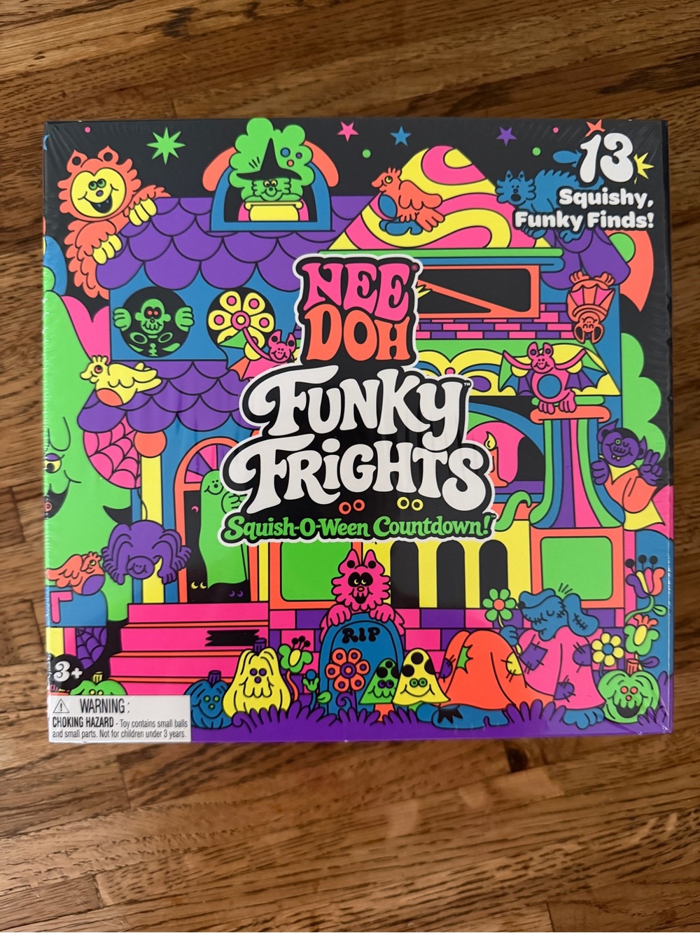 Authentic Needoh Funky Frights Squish-O-Ween Countdown
